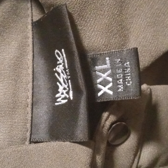 🌻Mossimo Olive Green Button Down Shirt|Plus Sz 2Xl - Picture 6 of 10